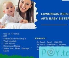 Lowongan kerja art dan baby sister surabaya