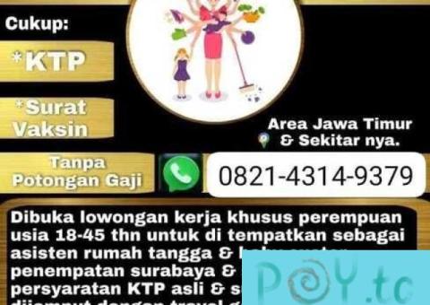 Lowongan kerja asisten rumah tangga dan baby sister - 1/3